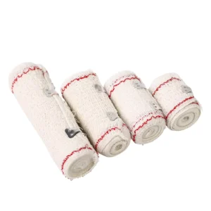 CE Certified 4.5m Length Multiple Sizes (5cm 20cm) Medical Cotton Elastic Crepe Bandage with Far Infrared Disinfecting