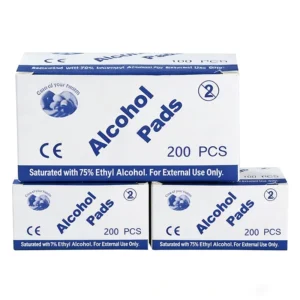 CE Certified 75% Alcohol Prep Pads Non Woven Sterile Disposable Wipes for Medical Skin Care Use 3*6cm 3 Year Shelf Life