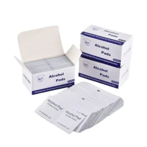CE Certified 75% Alcohol Prep Pads Sterile Disposable Wipes for Medical Equipment & Tattoo