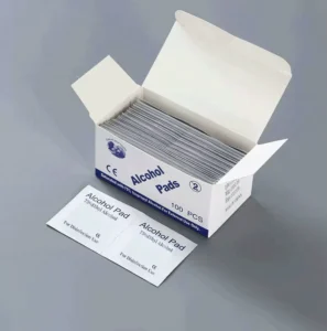 CE Certified 75% Alcohol Prep Pads Sterile Disposable Wipes for Medical Equipment & Tattoo