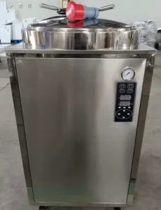 CE Certified Automatic 200L Vertical Pressure Steam Sterilizer 304 Stainless Steel Electric Heating for Mushroom Canned Food