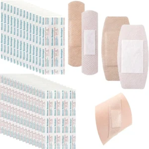 CE Certified Custom Multi Size Skin Color Silicone Non-Woven Waterproof Adhesive Band Aid Wound Plaster Aid