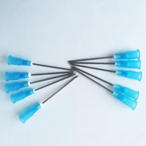 CE Certified Disposable Veterinary Syringe Needles Non sterile Plastic Needles with Luer Lock Connector