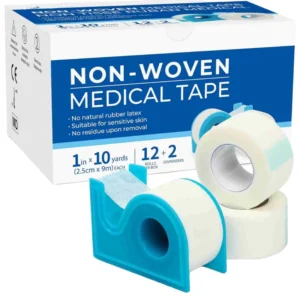 CE Certified Latex Free Class I Medical Tape 12 Rolls 1inch X 10Yards Surgical Paper Tapes Wound First Aid Tape