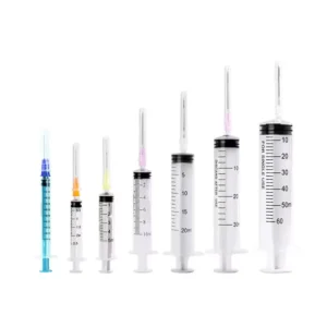 CE Certified Medical Disposable Syringes 1ml 100ml Plastic with Needle Individually Packaged Dog Use for Brand