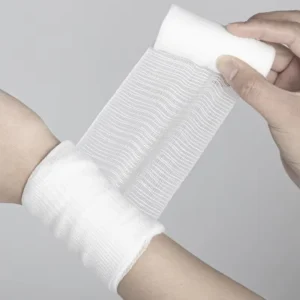 CE Certified Medical PBT Elastic Bandage High Elastic Breathable Wound Dressing