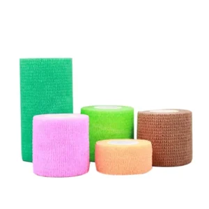 CE Certified Veterinary Self Adhesive Cohesive Bandage for Pet Wound Protection Dog & Cat Leg Fix 7.5cm*4.5m