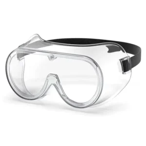 CE EN166 ANSI Z78.1 Anti-Virus Anti-Fog Splash Resistant Medical Protective Safety Glasses PC Frame Eye Goggles for Hospital Use