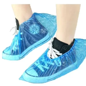 CE ISO Approved Blue PE Film Medical Grade Disposable CPE Shoe Cover Overshoes for Hospital Clean Room or Laboratory Use