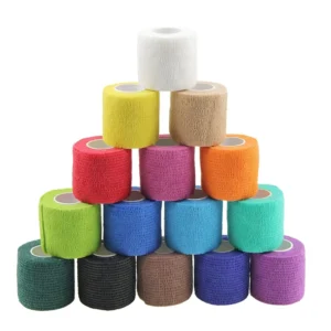 CE ISO Approved Custom Sports Bandage Non Woven Cohesive Bandage Elastic Self Adhesive Bandage