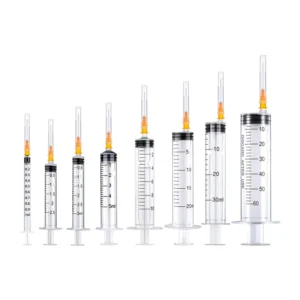 CE ISO Approved Disposable Stainless Steel Veterinary Syringe Needle Different Sizes Medical Syringe Needle