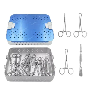CE ISO Class III Stainless Steel Soft Tissue Instrument Set for Cat Dog Dissection Suture Veterinary General Soft Tissue Surgery