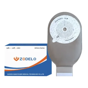 CE ISO Medical One Piece Colostomy Ostomy Bag Hydrocolloid Waterproof Far Infrared Disinfecting Stoma Pouch for Hospital