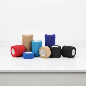 CE ISO13485 Self adhesive Elastic Bandage Customizable Size Medical Protective Sports Bandages