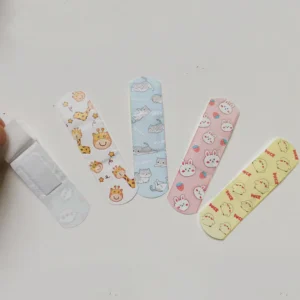 CE Manufacture Custom Color Printed Bandage Children Band Aid Adhesive Plaster Band Aid Types