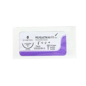 CE Marked LOGO Custom Absorbable Veterinary Use Steel Disposable 2 0 3 0 4 0 45cm 75cm 90cm Surgical Sutures