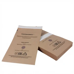 CE Medcolor Medical Grade Dry Heat Sterilization Pouches Triple Band Seal Self Sealing Kraft Paper Bag