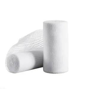 CE Medical Grade Soft Breathable PBT Bandage Polyester Stretch Conforming Elastic Bandage Gauze Wrap Disposable