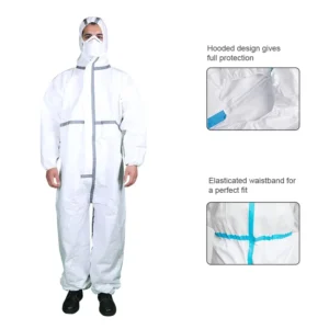 CE Type4 5 6 Microporous Protective Coverall Hospital Clothes Medical Suppliers