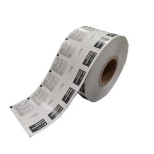 CZ M009 Mecial Packing Aluminum Foil Paper Aluminum Foil Laminated Paper in Roll for Alcohol Swabs Alcohol Wipes Packing