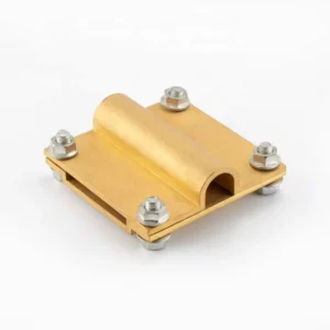 Cable Tape Square Clamp Cable Tape Junction Clamp Ground Tape Cable Cross Square Clamp Metal Metric Industrial Grounding Clamp