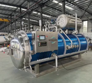 Canned Pet Food Autoclave Food Retort Sterilizer Stainless Steel High Productivity