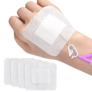 Cannula Fixation Dressing Infusion Indwelling Needle Fixation Sticker Care Adhesive Wound Dressing Self Adhesive Wound Dressings