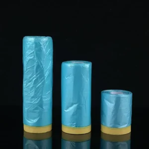Car Body Paint Protection Film Roll Automotive Masking with Adhesive Tape Overspray Barrier Dustproof Shield