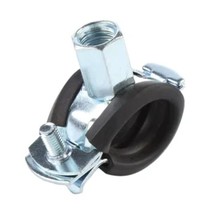 Carbon Pipe Structural Zinc Plated Surface Rubber Pipe Clamp Exhaust Pipe Clamp