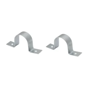 Carbon Steel Metric Saddle Zinc plated Pipe Clamp Hardware Fittings for HVAC Industrial Equipment