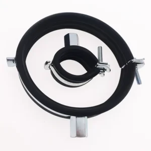 Carbon Steel Pipe Clamp Trunking Bracket Alignment Pipe Line Up with M8+M10 Welding Nut Carbon Steel Pipe Clamp
