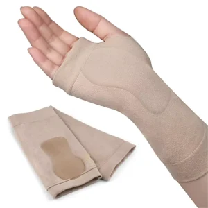Carpal Tunnel Support Gel Sleeve Cushioned Contoured Pad Right Left Handed Sports Use One Size Fits Most Reduces Shock Impact
