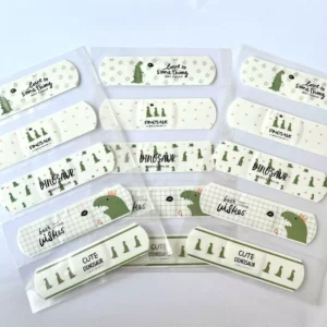 Cartoon Band Aids Breathable PE Material Safety Feature
