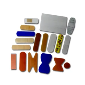 Cartoon Band Aids Medical Breathable Elastic Fabric Circular Band Wound Aid Waterproof Plastic Adhesive Bandage