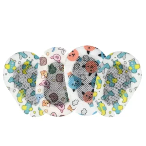 Cartoon Eye Patch with Band Aid Cover Breathable Medical Glue Adhesive Eyepatch for Amblyopia Eye Training & Rehabilitation