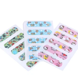 Cartoon PE Waterproof First Aid Wound Plaster Band Aid Adhesive for Minor Injuries