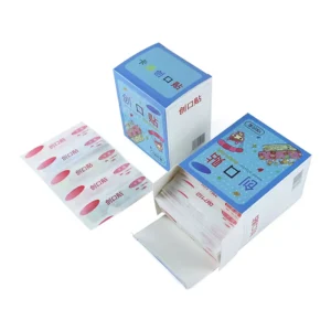 Cartoon Printed Plaster Band aid In Plastic Box Medical Breathable Band aid Kids