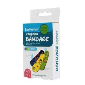 Cartoon Waterproof Advanced Elastic Self-Adhesive Bandage in Bulk Medical Consumables Band Aid Plaster