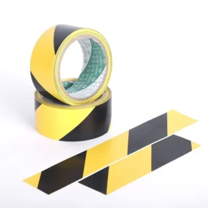 Caution Warning Tape with Adhesive Factory Direct Selling Colorful Floor Marking PVC Waterproof Customized ISO OEM Words