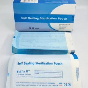 Certified Medical Consumables Self Sealing Sterilization Pouches EOS Disinfecting Vacuum Bag CPP+PET Plastic Bag