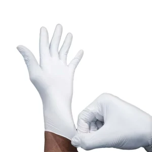 Certified Price Powder Free Nitrile Examination Gloves 3.5mil 1000pcs Case White Medical Gloves