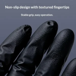 Chef’s Disposable Nitrile Gloves for Women Black for Kitchen Baking Housework Food Processing Protective Food Grade Gloves