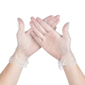 Chemical Black Red Blue Industrial Vinyl Disposable PVC Gloves