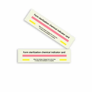 Chemical Formaldehyde Indicator Strip Sterile Indicator Paper Card Model FORM with Custom Logo