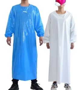 Chemical Protective Coverall Fluid Resistant Lab Gown for Food Industry and Welding