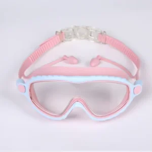 Children’s Goggles With Earplugs Anti Ultraviolet and Anti Fog Goggles With Large Frame and No Blinding
