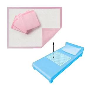 China Big Factory 23×36″ 10 Count Custom Logo Bed Pad Adult 5 Layer Disposable Underpad Incontinence Urinary for Man