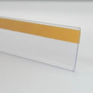 China Factory Manufacture Colored Price Holer Plastic Strip Adhesive Strip with Tape