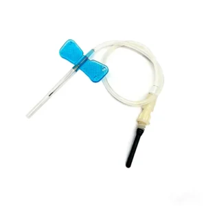 China Factory Medical Disposable Needle Eco friendly Blood Collection Butterfly Needle 22g 23g Pet Can Use