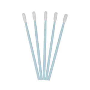 China Factory Mini tip Cleanroom Polyester Swab Cloth Tip Cotton Cleaning Swab Stick for Optical Lenses